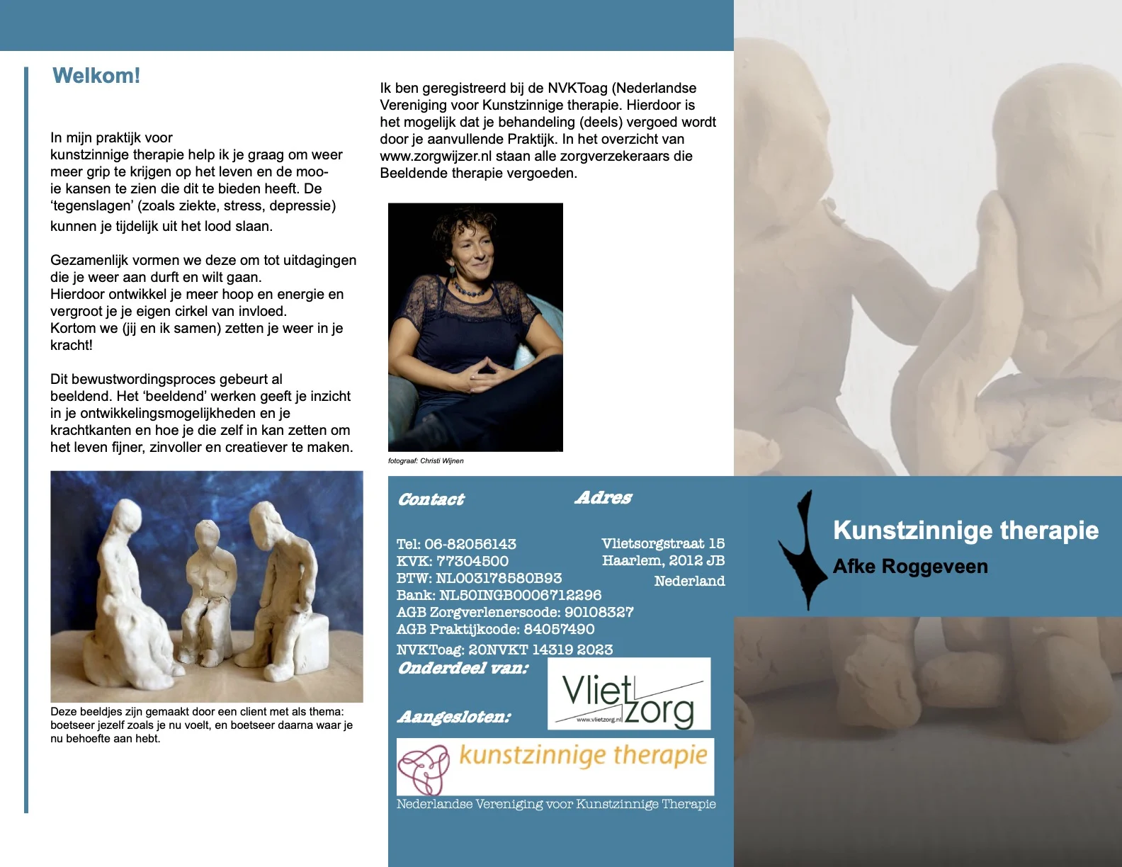 Folder for Kunstzinnige therapie by Afke Roggeveen